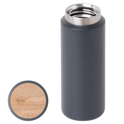 Rivers MOKU Stainless Steel 500ml Wide Easy To Water Coffee Hot Granite Bottle, (Lightweight, Mouth, Clean), Approx. 233g, Insulated, Thermos, Bottle,