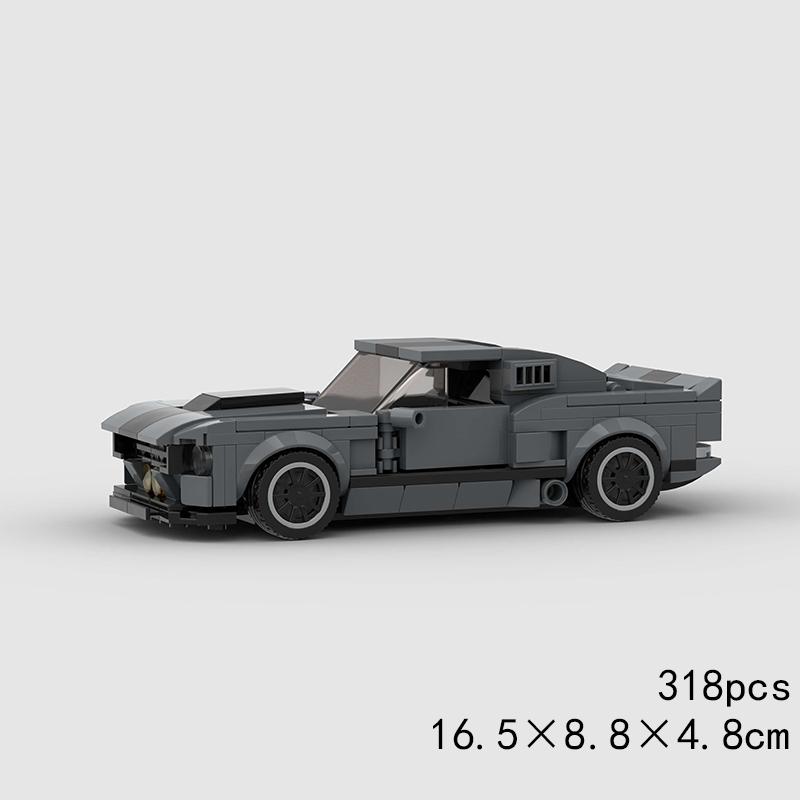 Auto da Corsa di Città Modello Blocchi da Costruzione Mattoncini Fai da Te MOC Giocattolo Classico Rally Sportivo Super Pilota Veicolo Regalo di Natale Tecnica