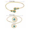 Zinc Zinc Alloy Arm Cuff Spiral Bohemian Bracelet Fashion Cuff Bangle for Women  Women