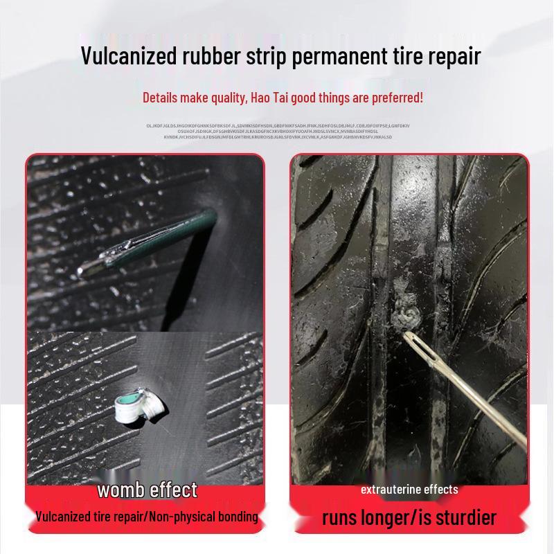 Compact Tire Repair Kit for Cars, Motorcycles, & Electric Vehicles