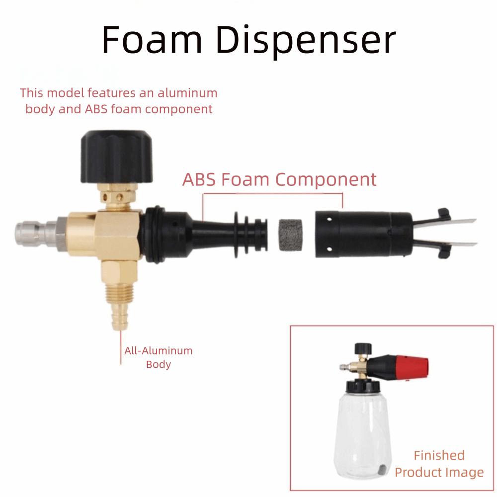 Adjustable Big Mouth High-Pressure Foam Spray Professional Foam Tool  Vehicle Detailing