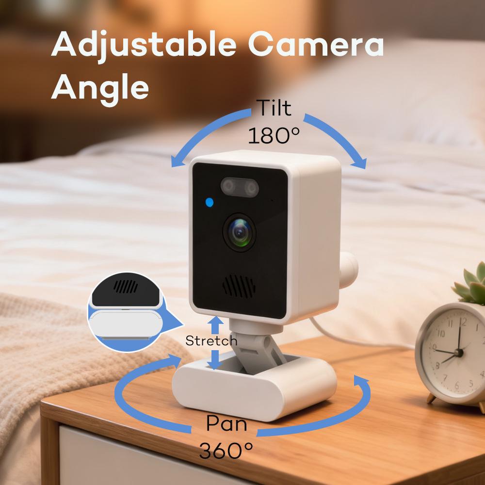 Smart Baby Monitor with Temperature and Voice Intercom