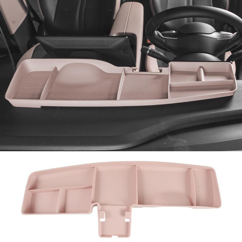For BYD Seagull Car Dashboard Screen Back Storage Box ETC Tissue Organizer with Phone Holder Center Console Interior Accessories