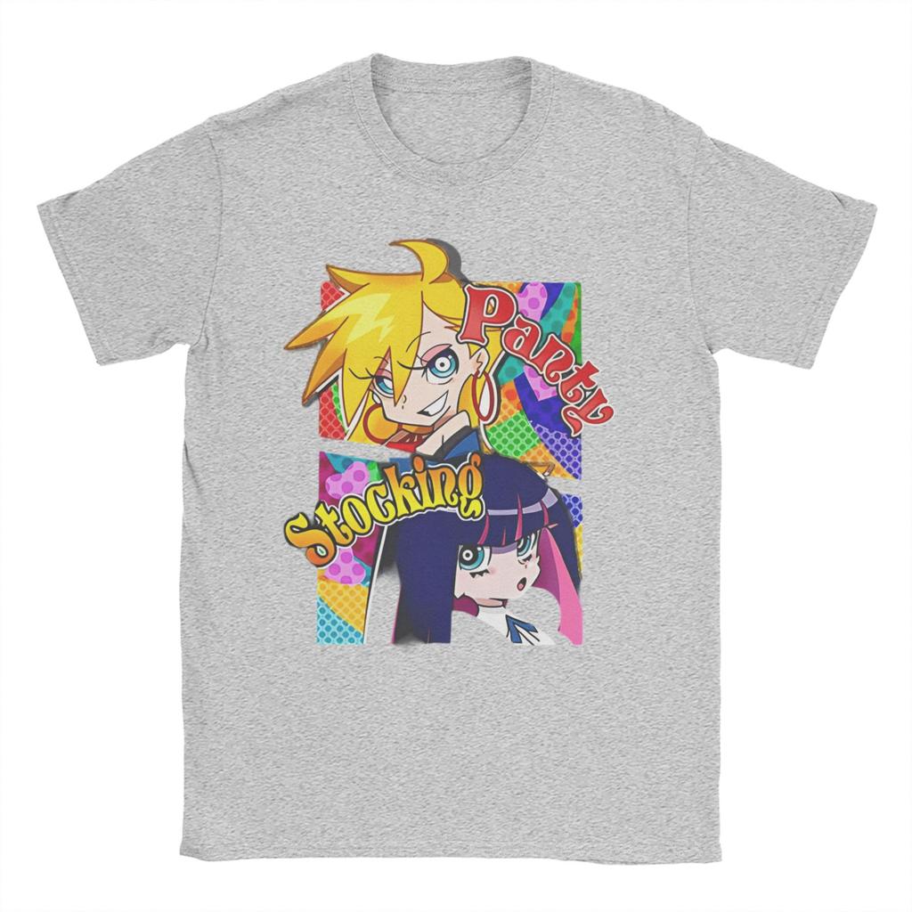 Strumpfhose mit Strumpfhaltern T-Shirts für Männer Frauen Niedliche Anime Lustige Baumwolle T-Shirt Kurzarm T-Shirt Übergrößen Oberteile