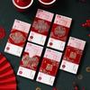Red Envelope Wedding Gift Money Sleeve with Double Happiness Seal