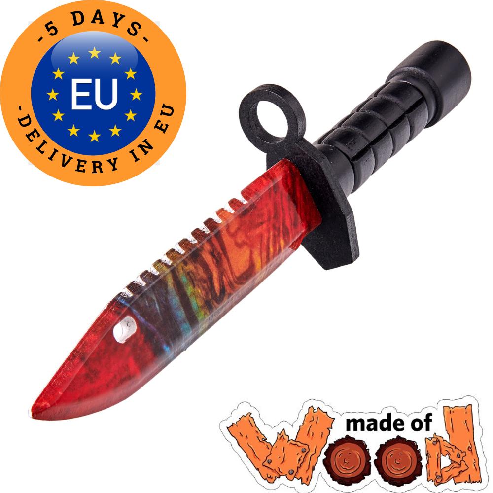 

CS:GO Wooden Bayonet M9 Marble Fade, Maskbro, CS2