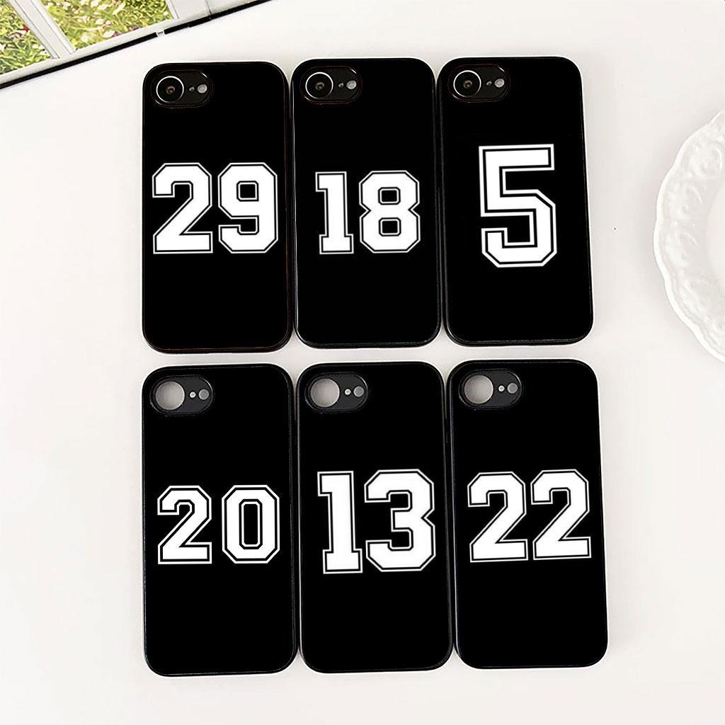 Kryt pro Samsung Galaxy S25 S24 S23 FE Ultra Plus S7 Edge S25+ S23+ A56 5G Pouzdro Číslo Fotbal Basketbal Sport Ne 24 5 10 23