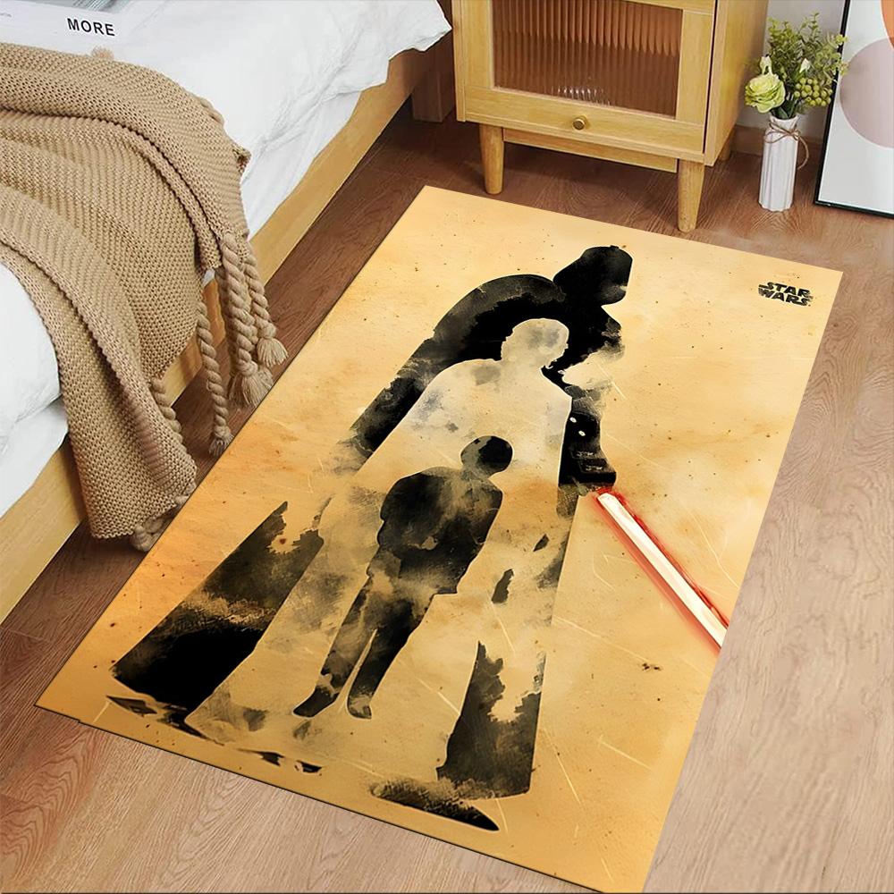 Star Wars Floor Mat Design for Game Room Decorate Room Foyer Study Room Anti-slip Rug Anime Office Decor Spiritual Gift