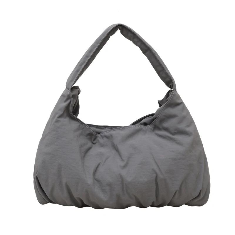 Casual Solid Color Nyl Simplicity Women's Top-Handle Bags 2026 Large Capacity Sewing Thread Versatile Shoulder Bags