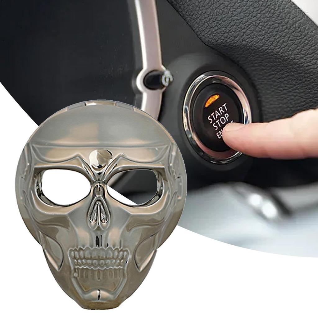 Car Push Start Button Cover, Car Push Start Button Sticker,Car Skull Push Start Button