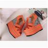 Runway-Ready 16cm Extreme Height Platform Sandals - Sexy Fringe Accent Peep-Toe High Heels for Women Small Sizes/Waterproof Sole