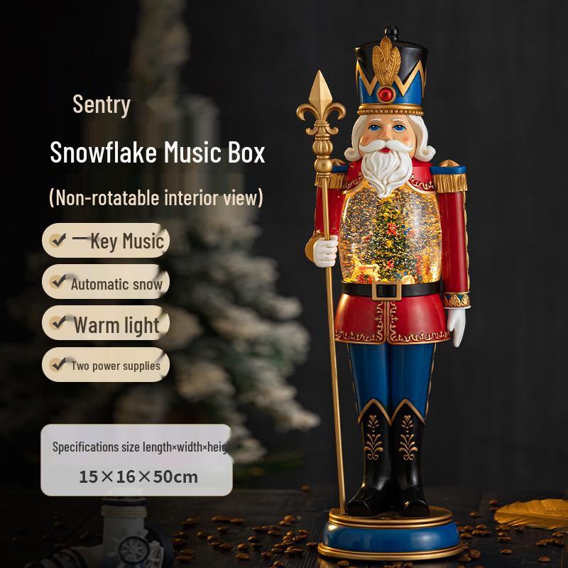 Holiday Snowfall Train Car Music Box Crystal Ball Toy for Kids & Seniors - Perfect Birthday Gift or Lamp