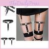 Lolita Leg Garters With Leather Material For Cute Girls And Cosplay Fashion