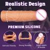 Soft Silicone Condom Enlargement Penis Sleeve Realistic Penis Extender Sex Toys for Men Sexual Tools Reusable Condom Cock Sleeve