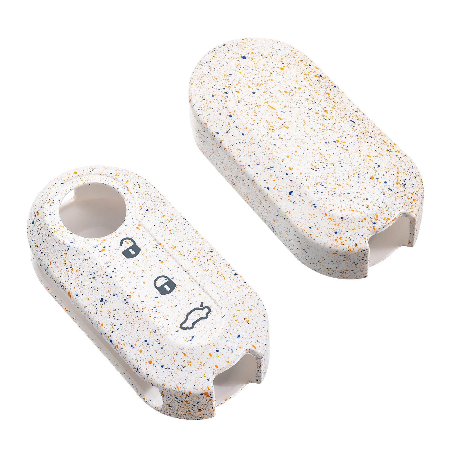 

For Fiat 500 Key Case forPanda Punto Bravo Doblo Peugeot Boxer Citroen Relay Fiat Ducato Lancia Musa TPU Car Key Shell Cover Fob
