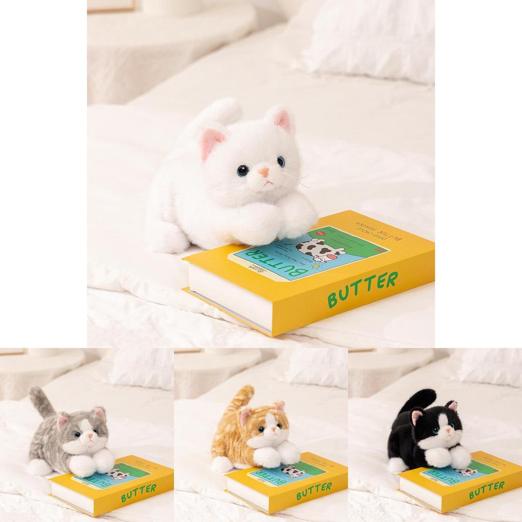 Plush Cat Toy With Realistic Sound For Kids And Collectors