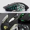 Free Wolf X8 Silent 2,4 GHz 2400 DPI 6 Tasten Kabellose optische Maus USB-Empfänger