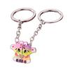 2 Pieces Cute Animal Keychain Set Magnetic Keychains Alloy Material Fashion Bag Pendant Trendy Bag Charm for Kids Girls