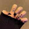 24Pcs Gradient Long Ballet Press On Nails With Glue Full Cover Acrylic False Nails Artificial Manicure Tips