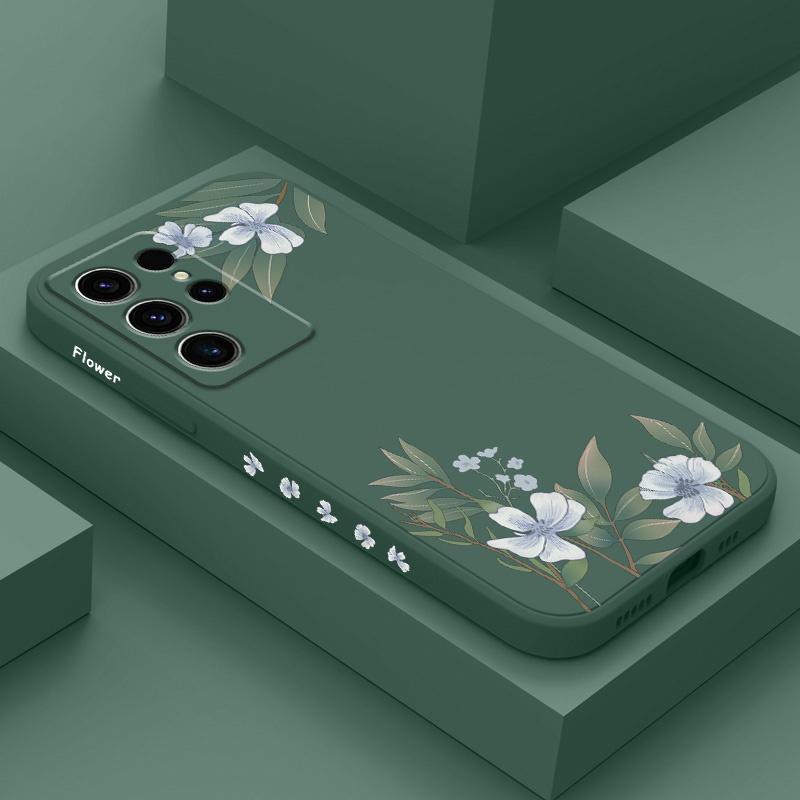 Encounter Flowers Phone Case For Samsung Galaxy S26 Plus Ultra Silicone Cover