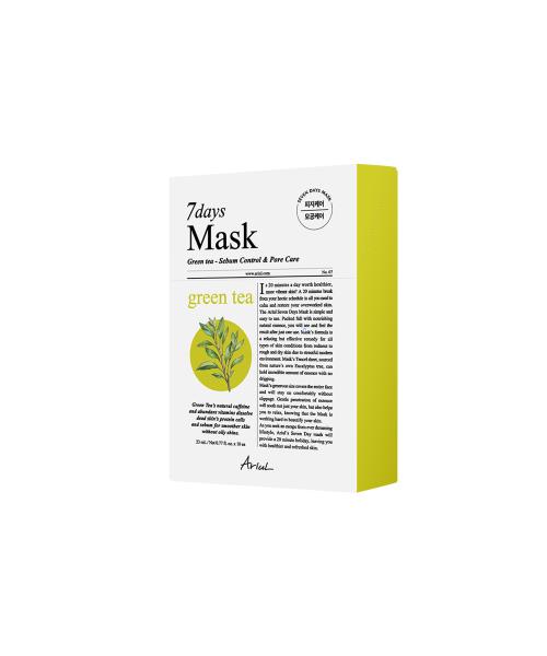 Seven Days Mask Green Tea S 10-pack