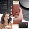 1Pcs ID Credit Card Holder Mini RFID Wallet Automatic Pop Up Bank Card Case for GR Sport MN Hiace Estima Hilux Rav4 Supra