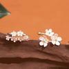 Elegant Flower Opening Rings Delicate Design Women Jewelry Ins Adjustable Rings  Jewelry