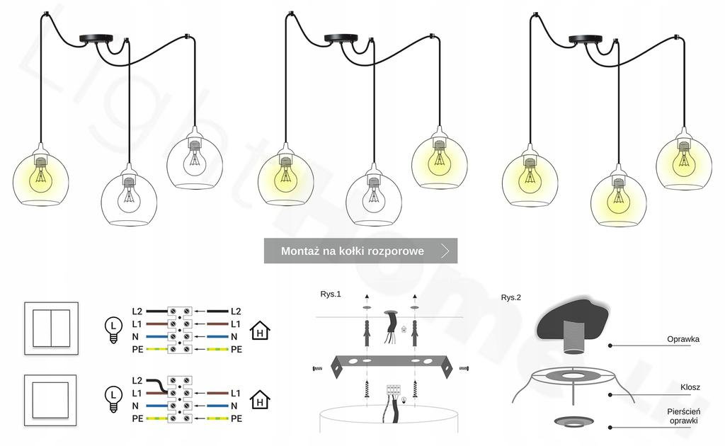 MODERN WOODEN LED CEILING HANGING LAMP