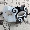 Prince Mask: Gold & Black Chinese Style Half-Face Masquerade Eye Mask for Halloween or Stage Performance