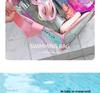 Laser Iridescent PVC Beach Tote - Transparent, Sealed Edge, Multi-Purpose Bag for Shopping, Gifts, and More