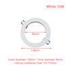 Led Downlight Spotlight Brackets Light Stand Adapters Lamp Shade Rings Hole Enlarge White Outer Frames Cut Out Remedial Circles