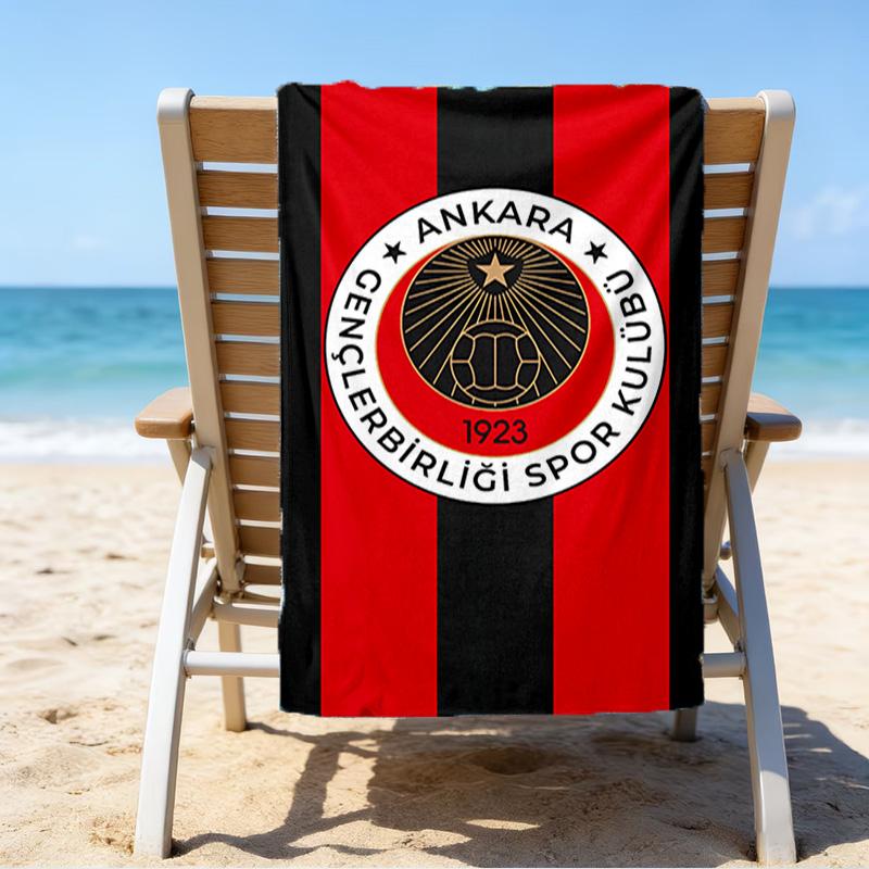 Genkelbigli Club Sports Microfiber Beach Towel, Lightweight And Quick-Dry, for Summer Travel, Beach Essential, Swimming Pool Outdoor