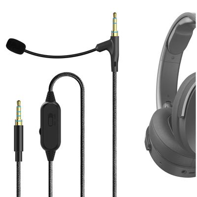 Geekria Clip Microphone Condenser Microphone Pin Microphone Mini Microphone Smartphone Microphone Headphone Cable for Gaming and Meetings Compatible
