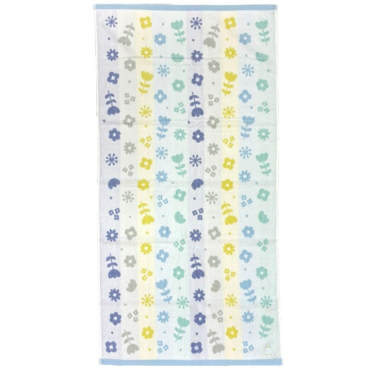 Hayashi Petit Bloom Птичья ванна 60 x 120 BN424901 Полотенце, Прибл.. см, синий