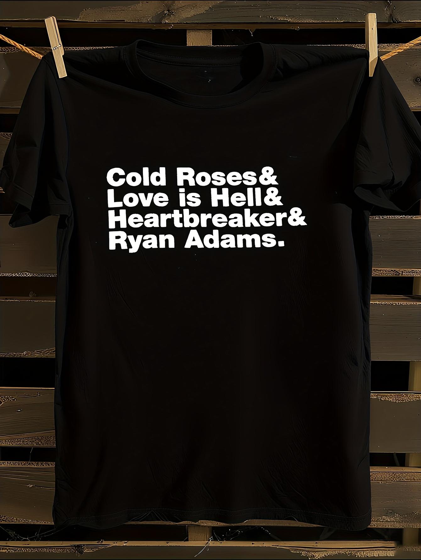 Ryan Adams Official Lyrics T-shirt S