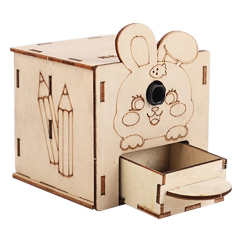 

Children s Electric Pencil Sharpener Science Kits Easy Assembly STEM Learning Toy for Science and Craft Enthusiasts 1