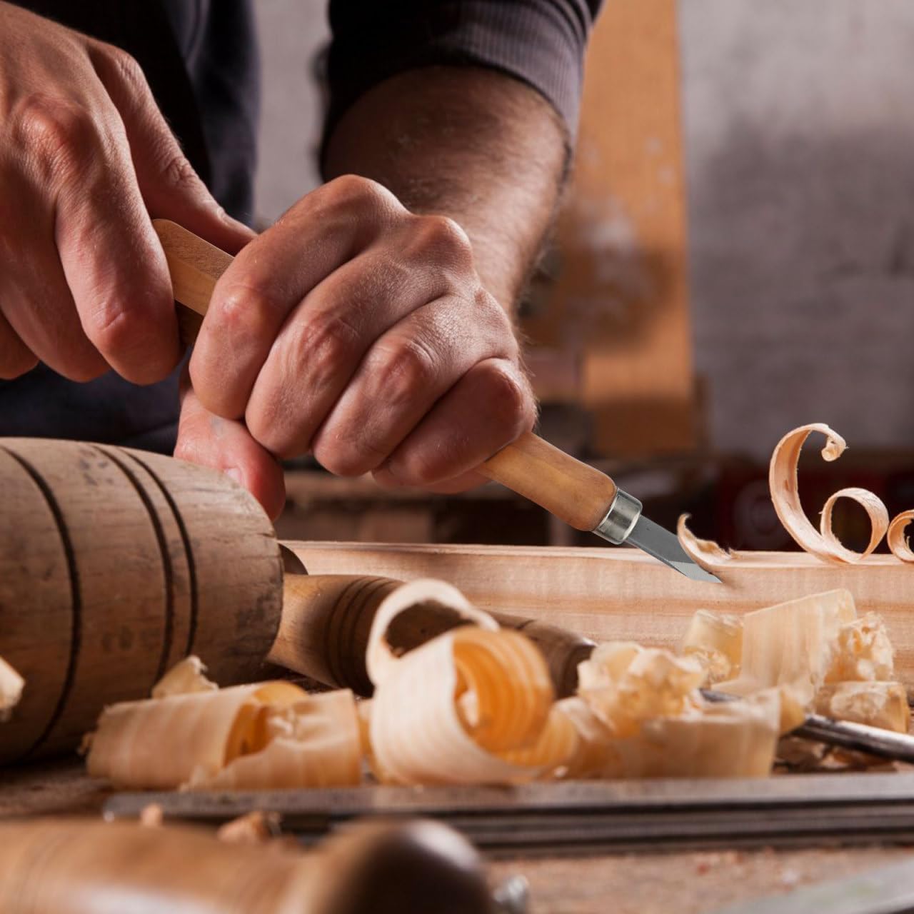 

Набор из 5 ножей для резьбы по дереву DOITOOL, Двойное скошенное лезвие, Разметочный инструмент для деревообработки, Ножи для вырезания по дереву, Инструменты для резьбы по дереву для