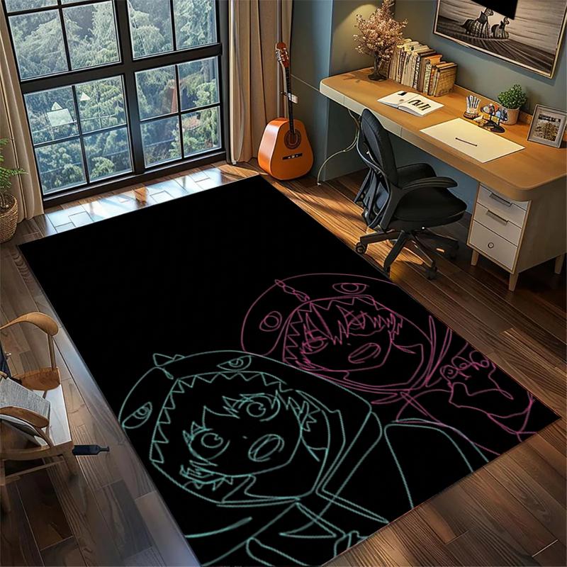My Hero Academia Large Home Rug Non Slip Washable Area Mat Gamer Bedroom Floor Decor