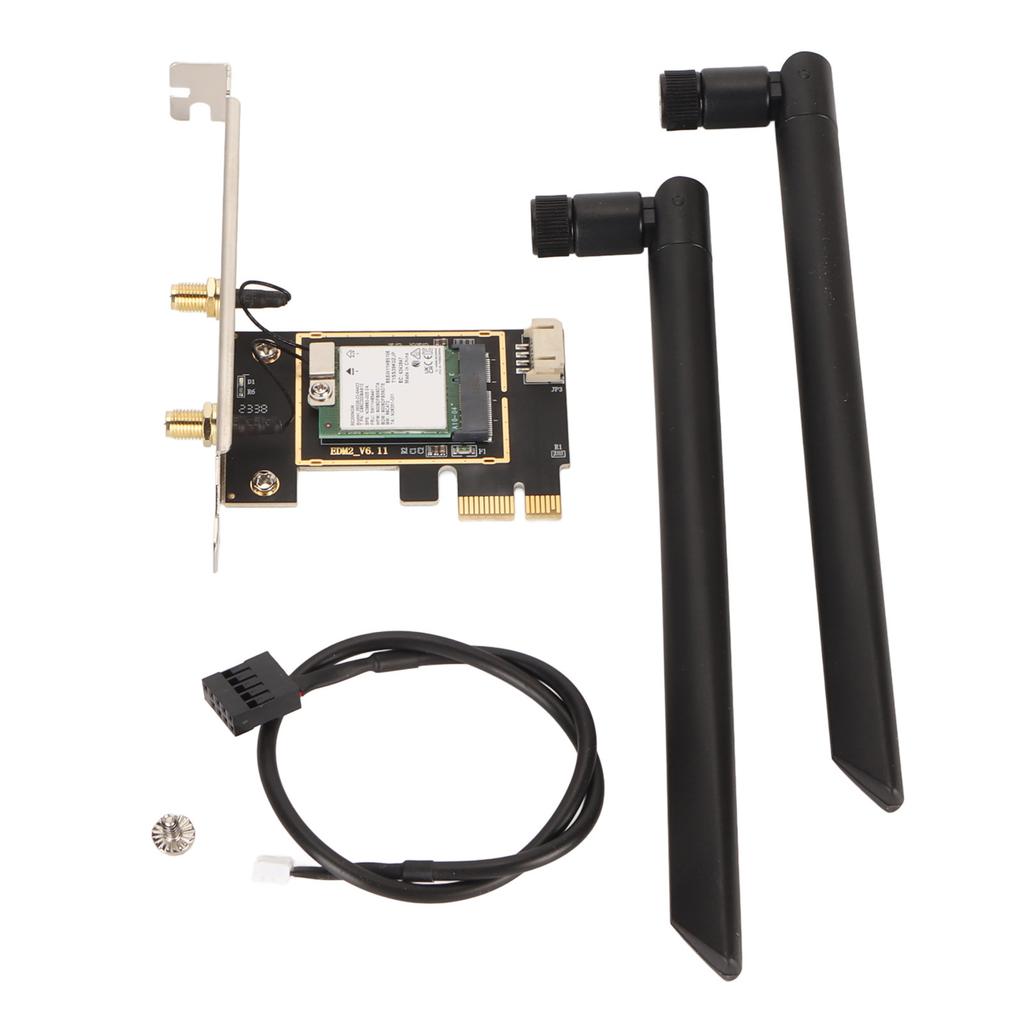 BE200NGW WiFi 7 Card 2.4G 5G 6G Bluetooth 5.4 8774Mbps PCIe X1 Wireless Network Adapter Card for Windows 10 11 PC