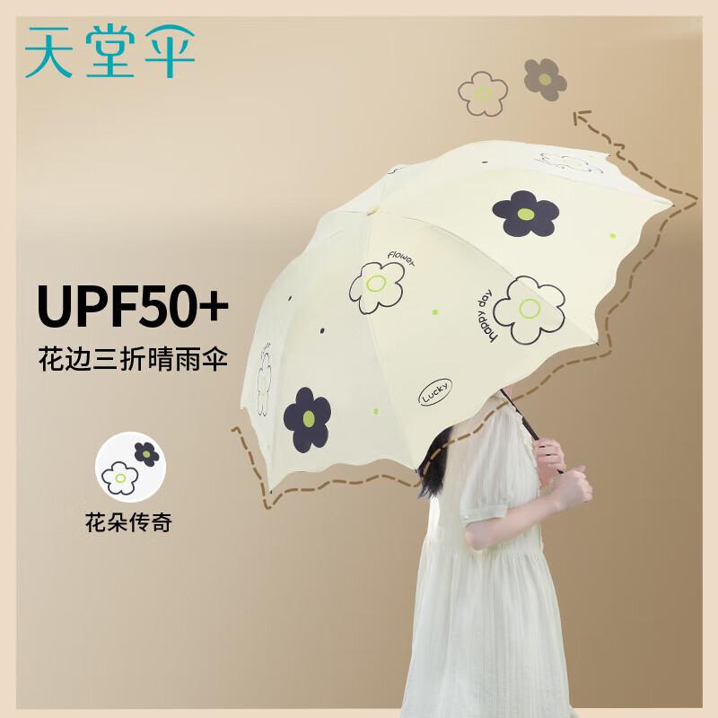Paradise 33918E Floral Legend Black Vinyl UV Protection Umbrella Other