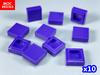 100pcs/lot MOC Bricks Tile 1x1 3070 DIY Room Frame House City Educational Building Blocks Assemble Particles Toy Kids Gift