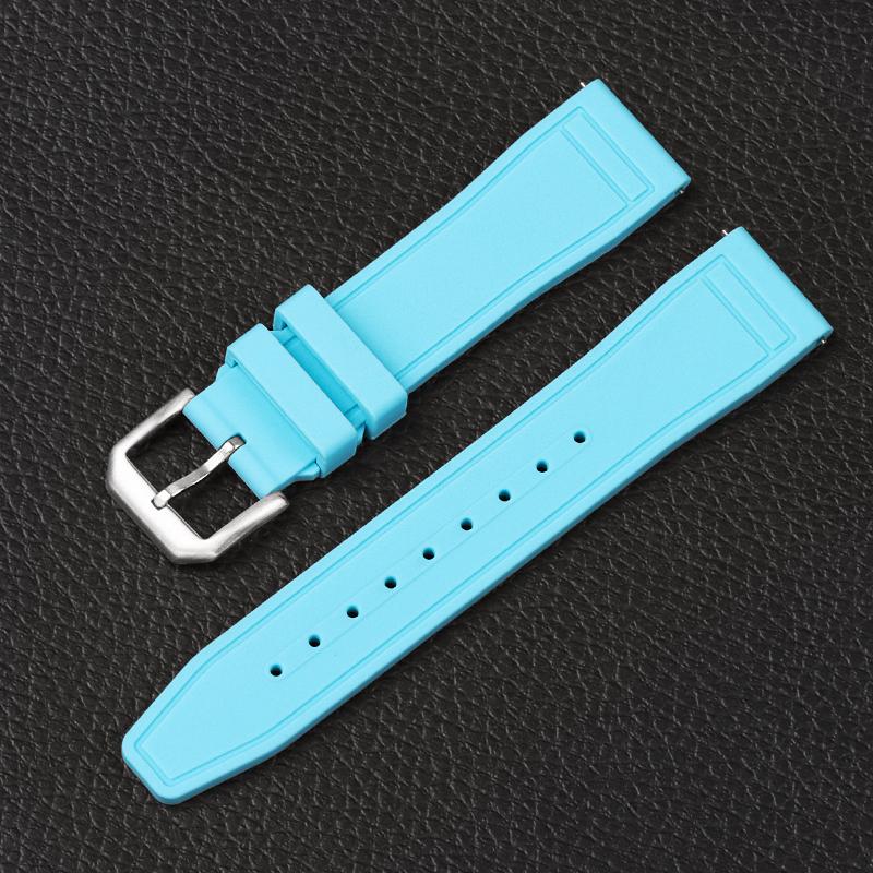 Silicone Watch Straps 20mm 21mm 22mm for IWC PILOT Portugal PORTOFINO Quick Release Rubber Bands Soft Waterproof Sport Bracelets