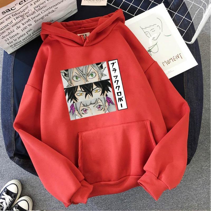 Anime Black Clover Asta Yuno Noell Silva Imprimeu Grafic Hanorac cu Glugă Bărbați Hanorac Confortabil Bărbați Sweatshirt Harajuku Pulover Hanorace și Sweatshirt-uri Bărbați