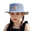 Cartoon Baby Sun Hat Cute Girl Sun Hat Travel Sun Hat Flat Edge Straw Hat Beach Hat