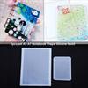 2pcs set A5 A7 Notebook Shape Silicone Mold for Diy Epoxy Resin Crystal Notepad Cover
