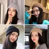 Hat Women's Autumn and Winter Wool Hat Cotton Hat Versatile Cold Hat Warm Confinement Knitted Hat Autumn and Winter