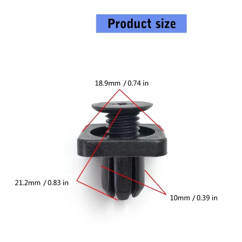 Quick Installation Car Engine Under Cover Fastener 91514-TG1-T01 Car Rivet Fastener Bumper Clip Retainer Screw