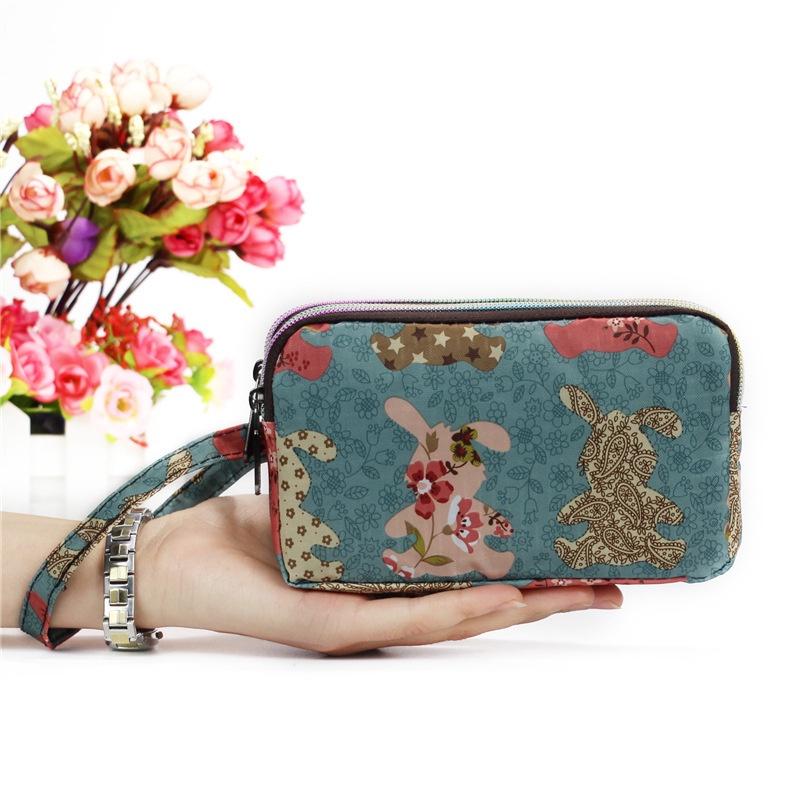 Premium Quality Printing Wallet Cartoon Wallet With Zipper Bag Handbag Features