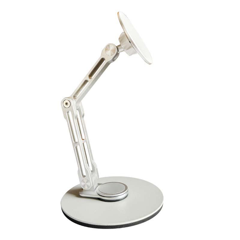 Stojan na telefon a tablet z hliníkové slitiny s magnetickým 360° otáčením