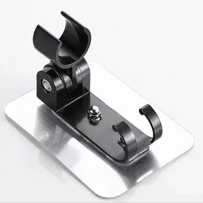 Verstellbarer Handbrausenhalter aus Aluminium, stanzfrei, wandmontierte Duschkopf-Badezimmersitzhalterung für Handbrausen vom Typ G1/2